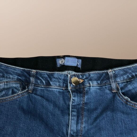 Plus Size Democracy Ab Solution Embroidered High Rise Jeans Size 16 36x28 #217 - Picture 5 of 6